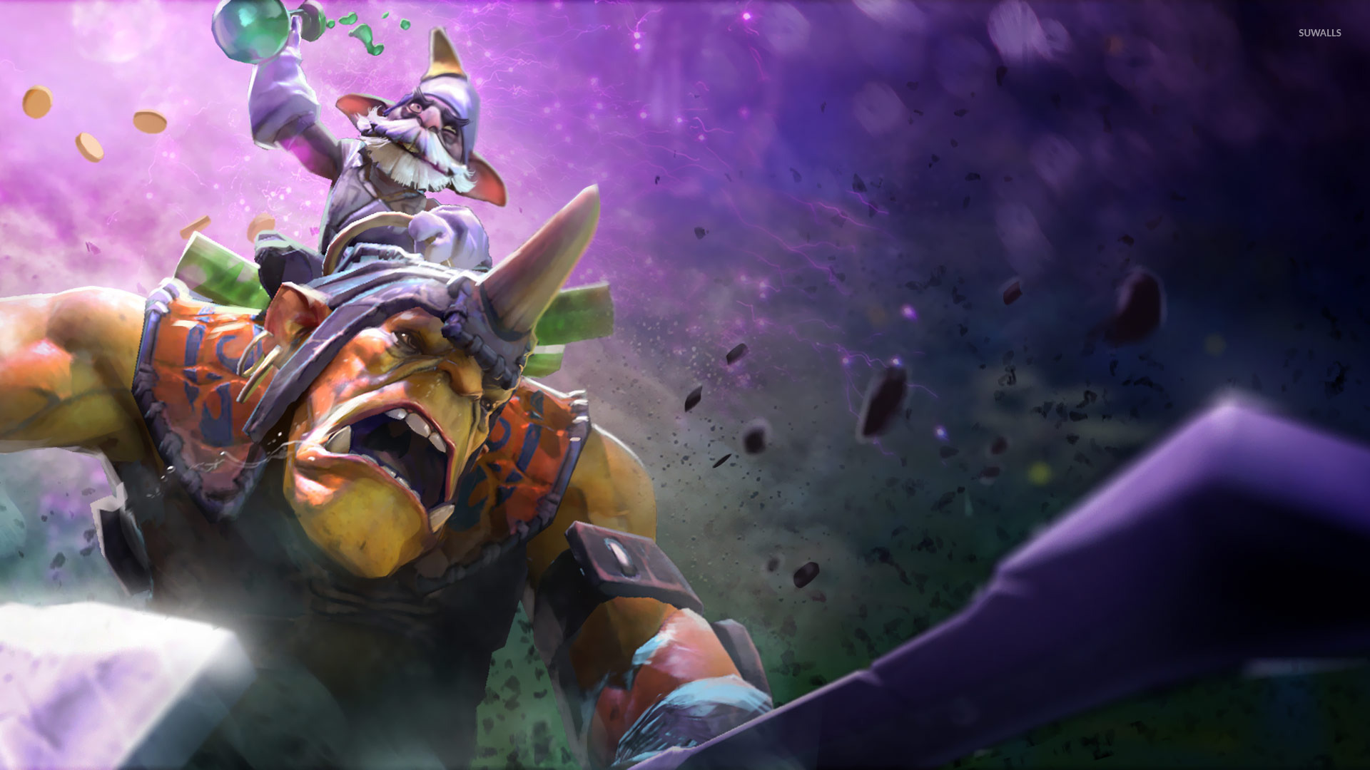 Alchemist Dota 2 Hero - HD Wallpaper 