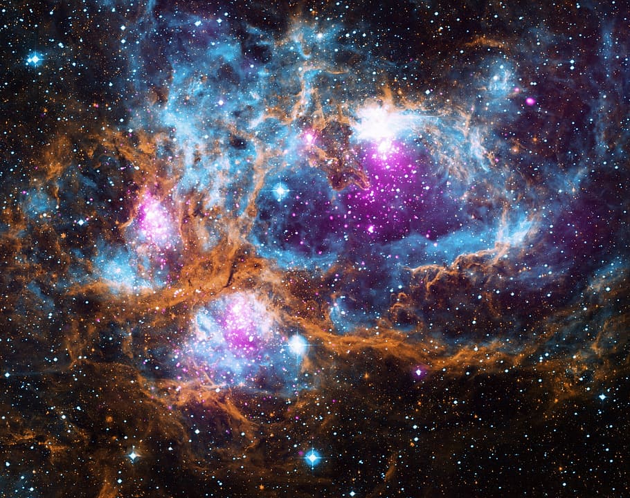 Cosmic Winter Wonderland - HD Wallpaper 