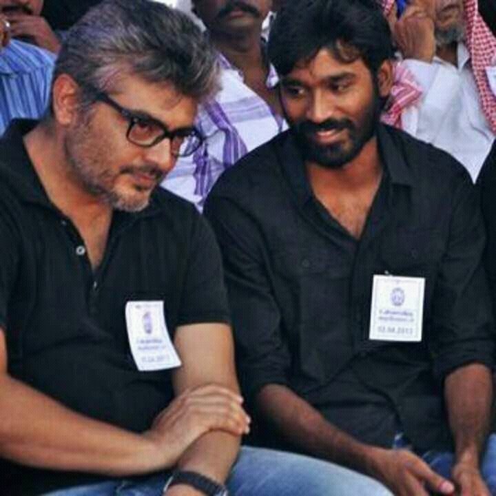 Thala Ajith With Dhanush - HD Wallpaper 