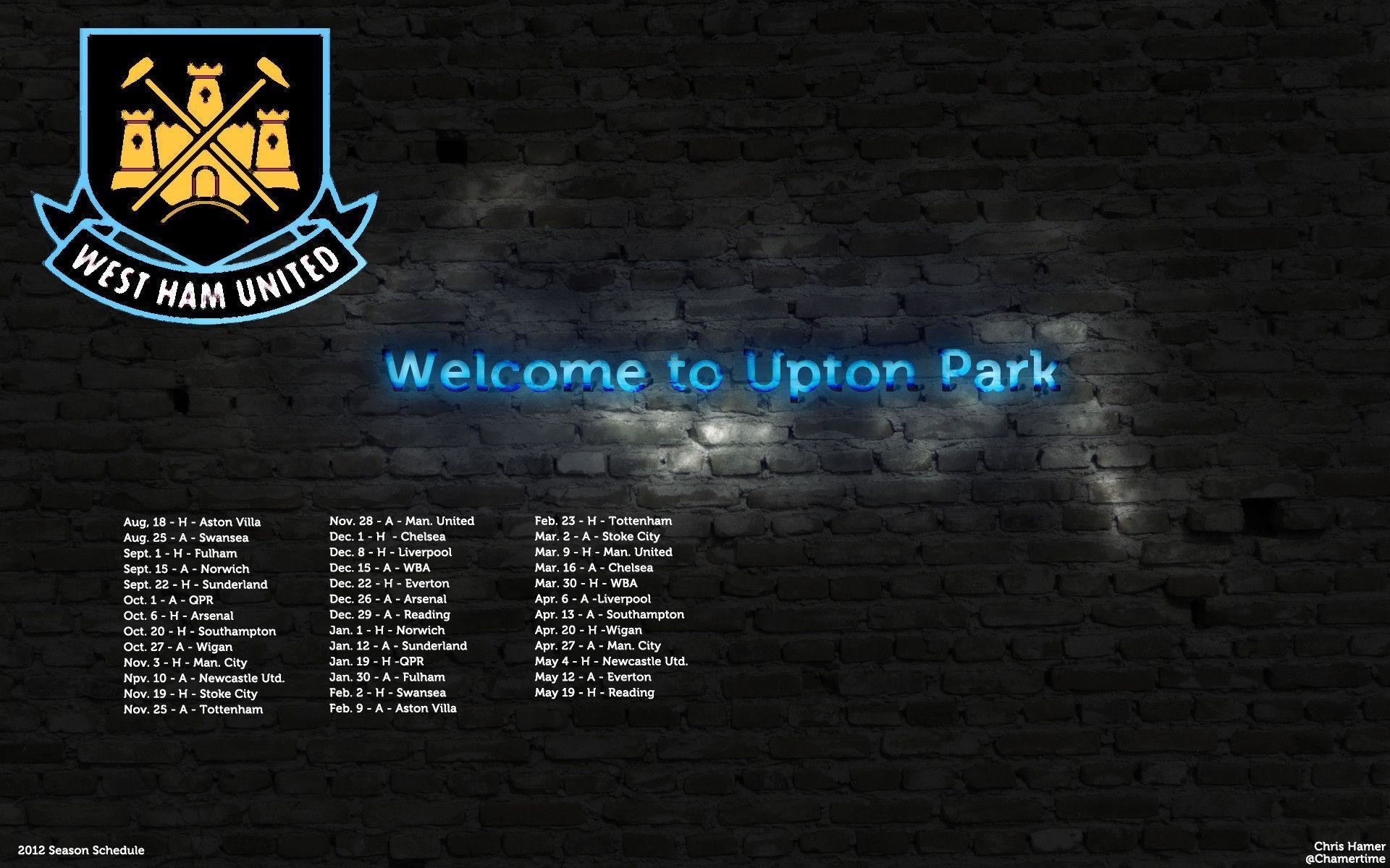 The Football Club England West Ham United Wallpapers - West Ham United - HD Wallpaper 