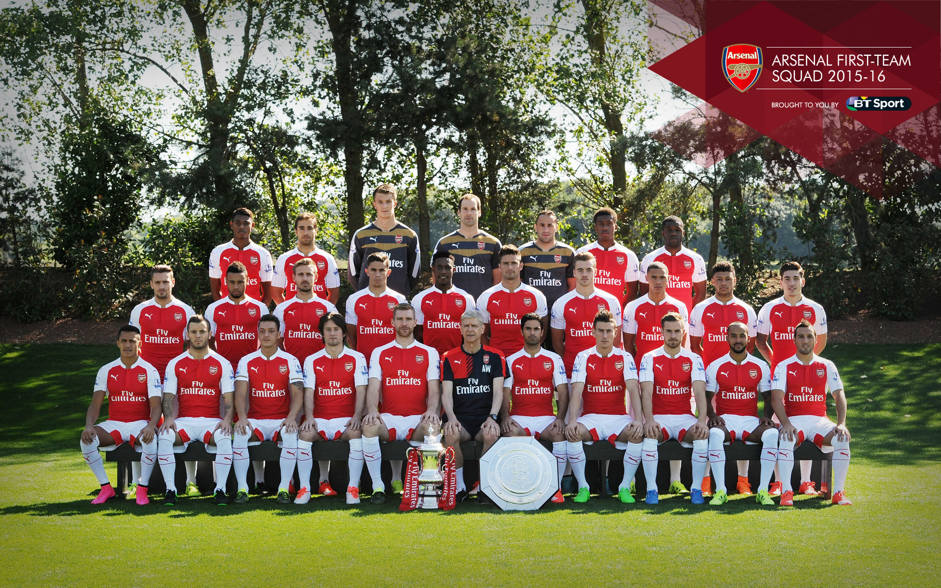 Arsenal Team Wallpaper 2016 - HD Wallpaper 