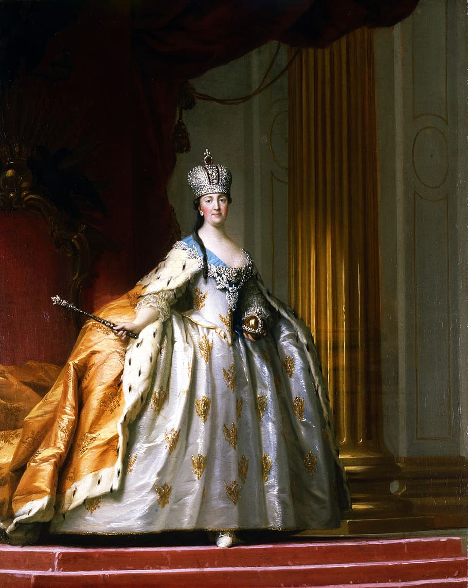 Catherine The Great Coronation Portrait - HD Wallpaper 
