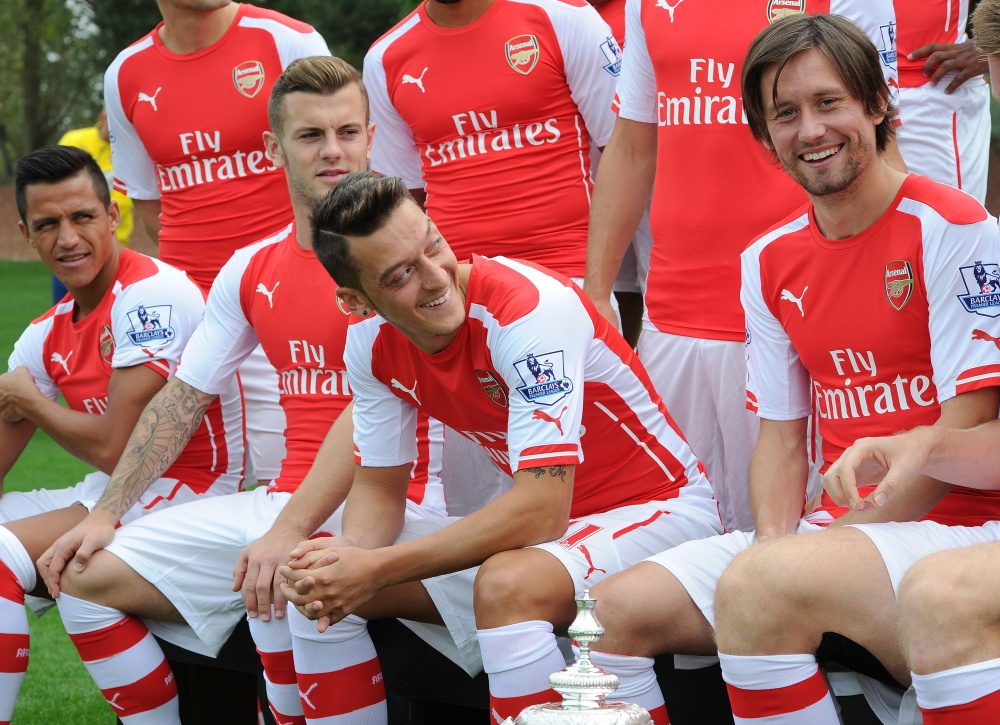 Arsenal 2014 2015 Players - HD Wallpaper 