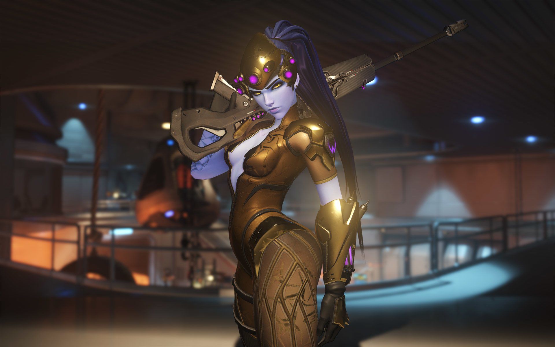 Widowmaker Wallpaper Skin - HD Wallpaper 