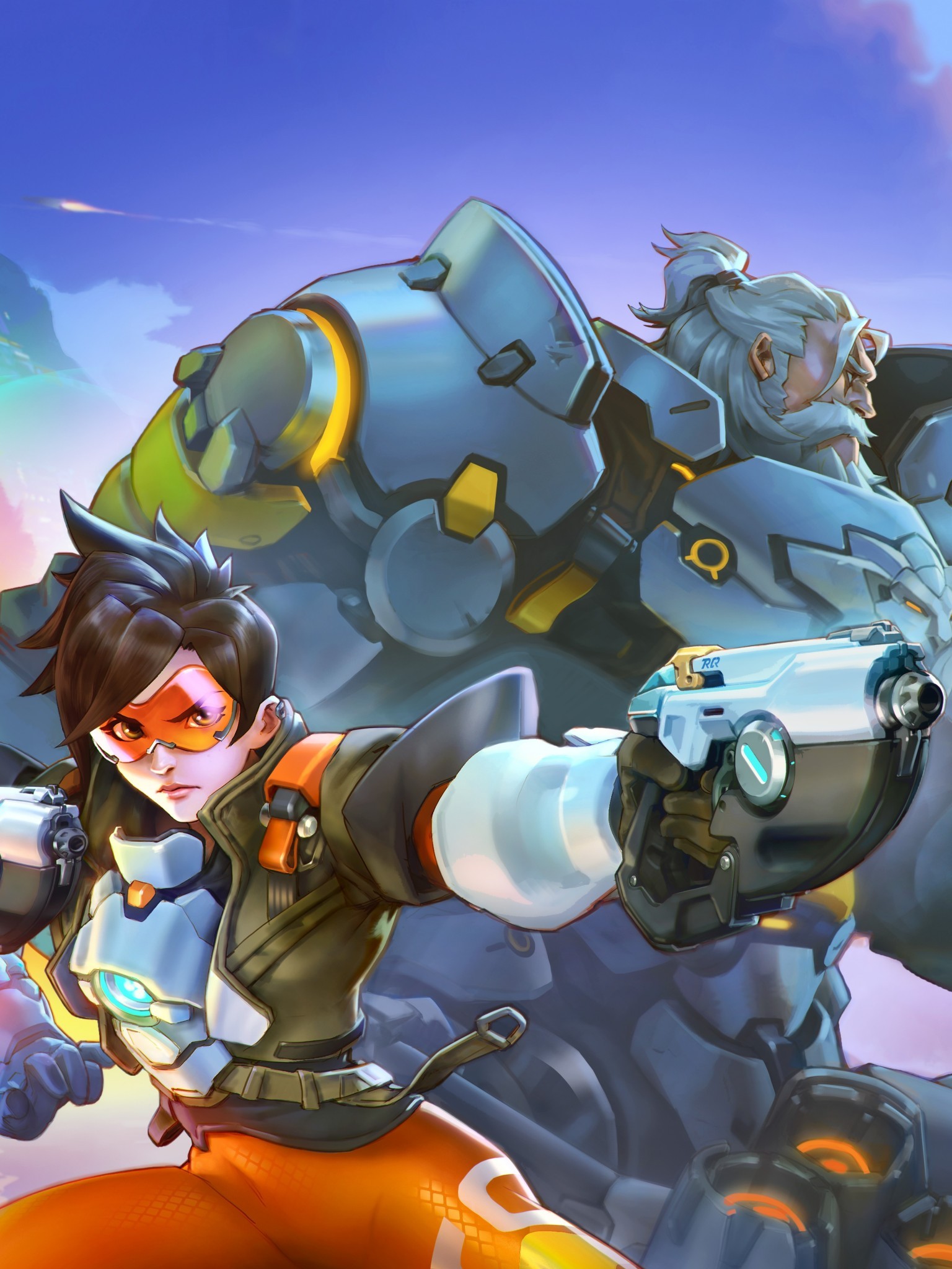 Tracer, Reinhardt, Mei, Lucio, Overwatch 2, Season - HD Wallpaper 