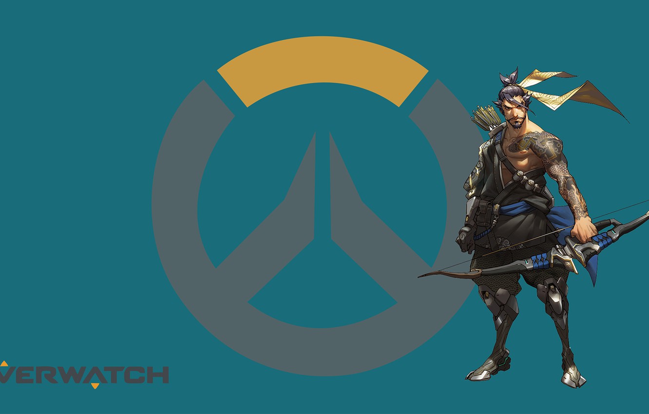 Photo Wallpaper Blizzard, Wallpaper, Game, Hanzo, Overwatch - Hanzo - HD Wallpaper 