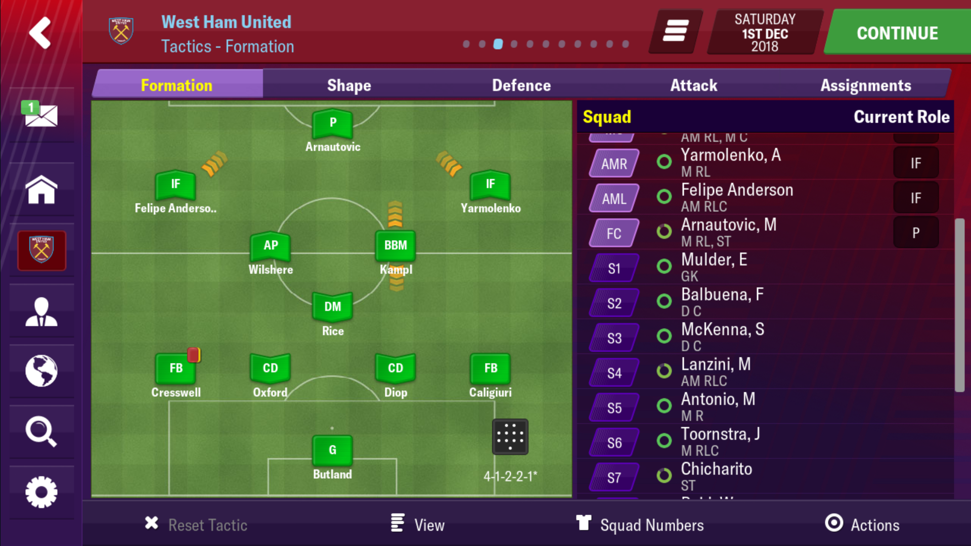 Tactics Football Manager 2019 Mobile - HD Wallpaper 