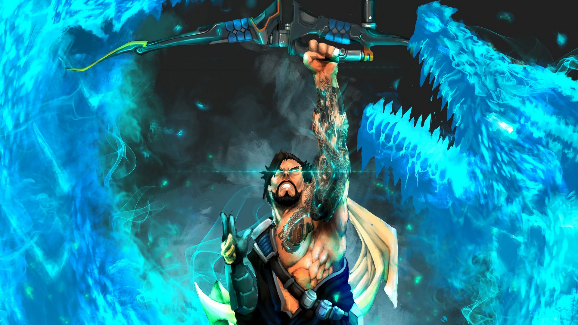 Hanzo Overwatch - HD Wallpaper 