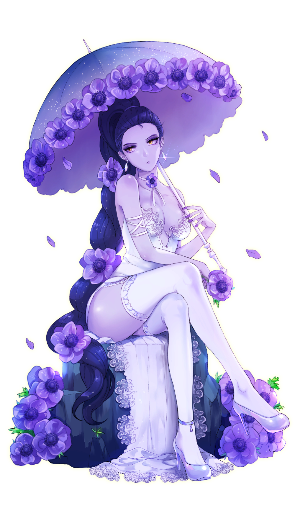 Overwatch Widowmaker Fanart Anime - HD Wallpaper 