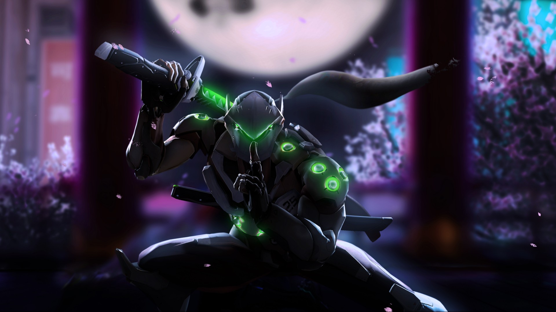 Genji Overwatch - Genji Wallpaper Hd - HD Wallpaper 