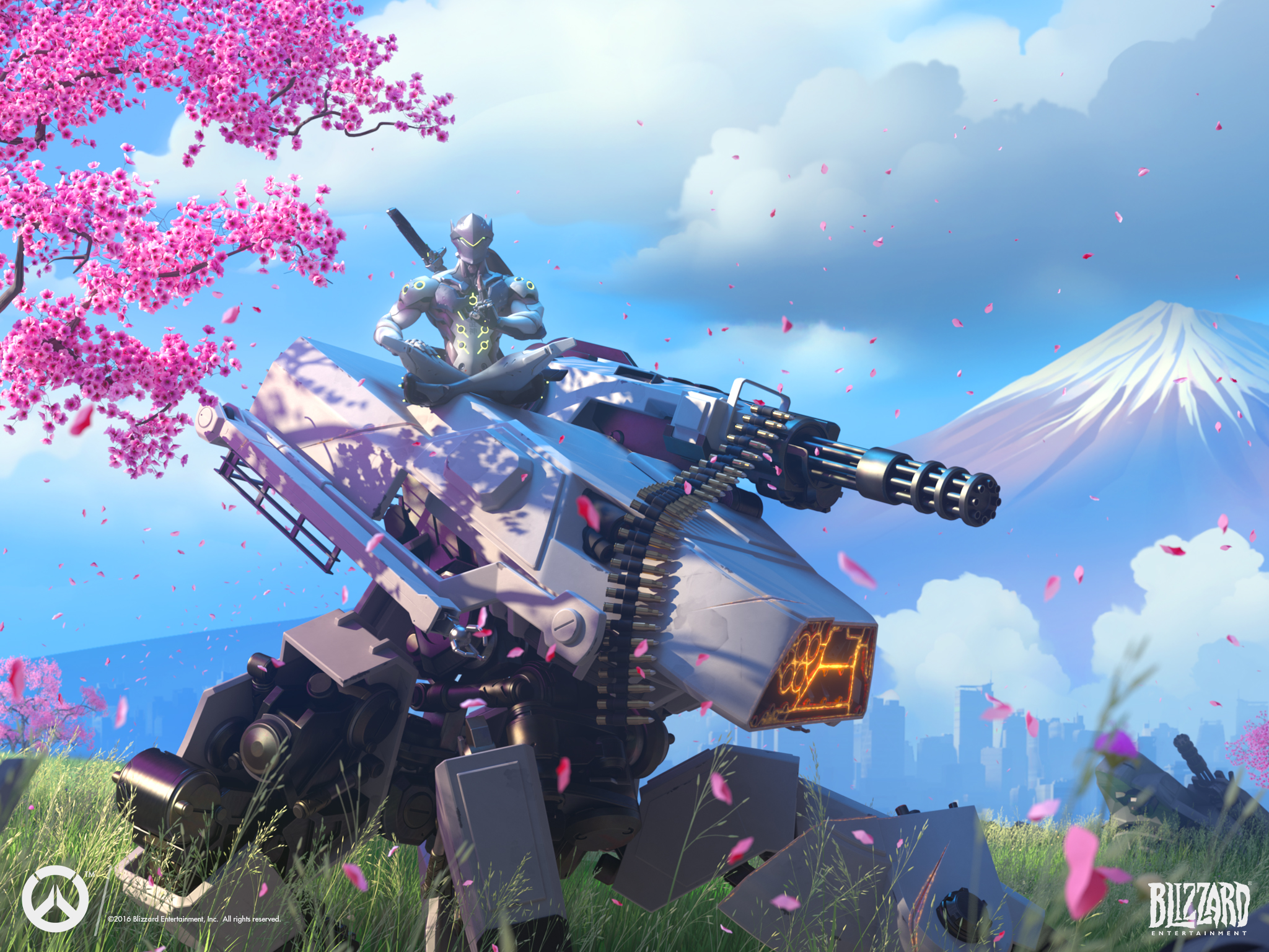 Overwatch Genji - HD Wallpaper 