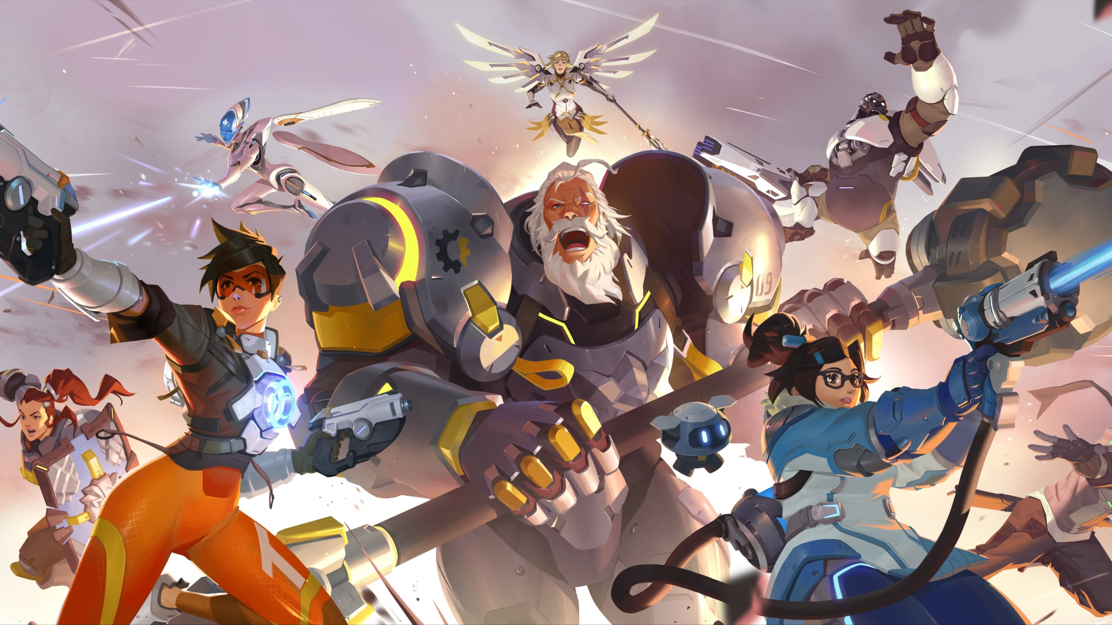 Overwatch 2, Mei, Tracer, Echo, Brigitte, Genji, Season - HD Wallpaper 