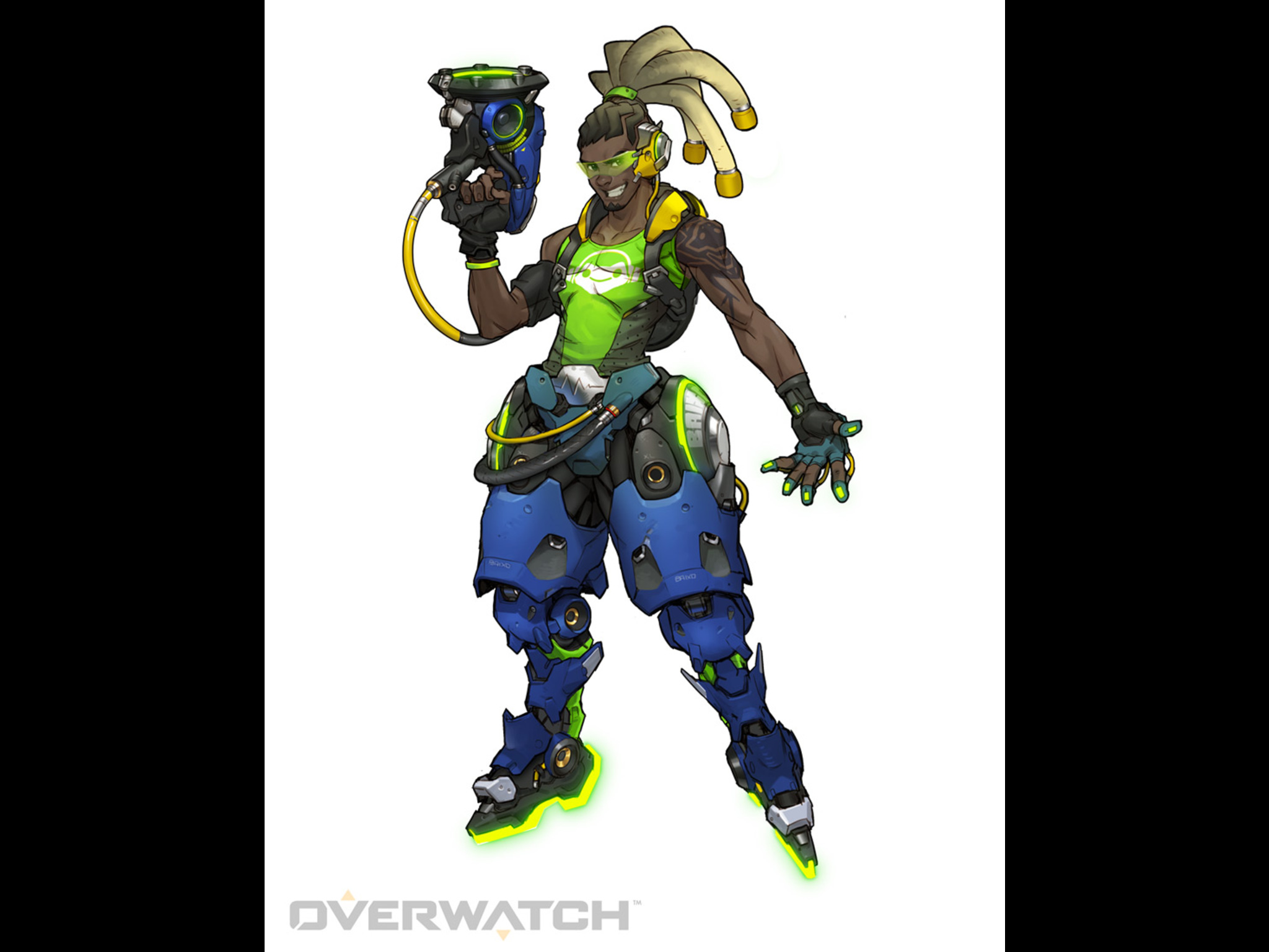 Lucio Concept Standard Wallpaper - Overwatch Character Png - HD Wallpaper 