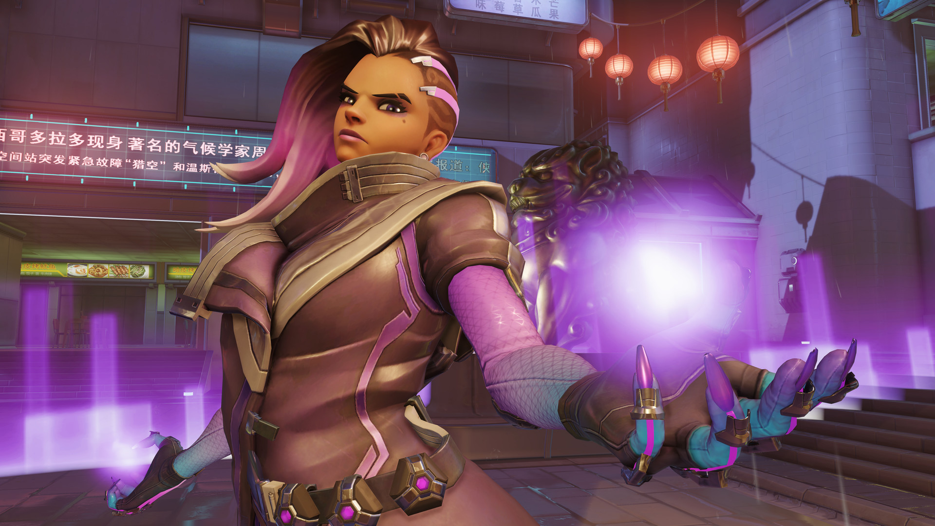 Overwatch Sombra - HD Wallpaper 