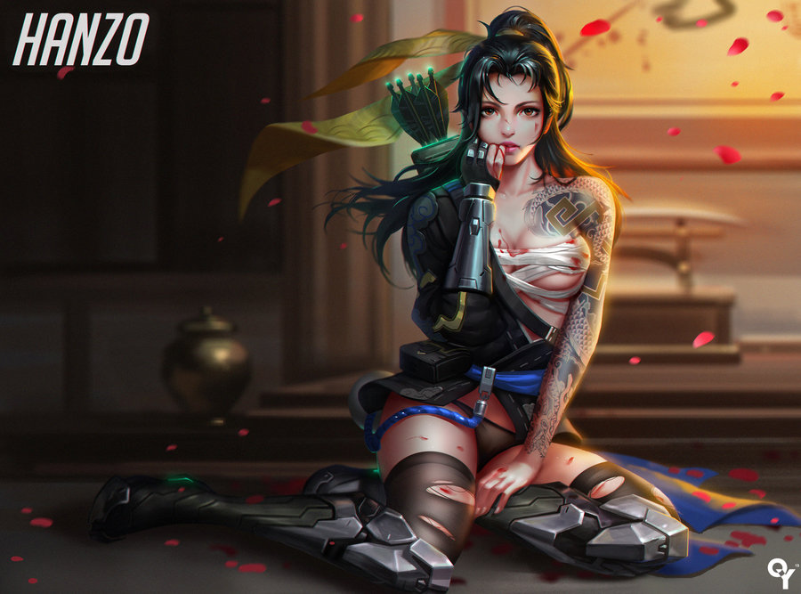 Hanzd Ar Overwatch Games - Overwatch Female Hanzo - HD Wallpaper 