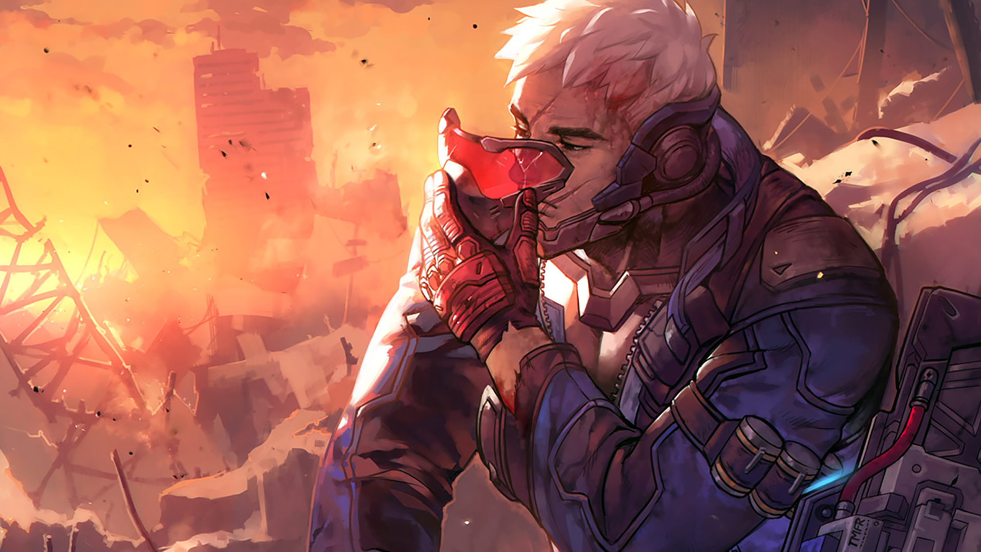 Overwatch Wallpaper Soldier 76 - HD Wallpaper 