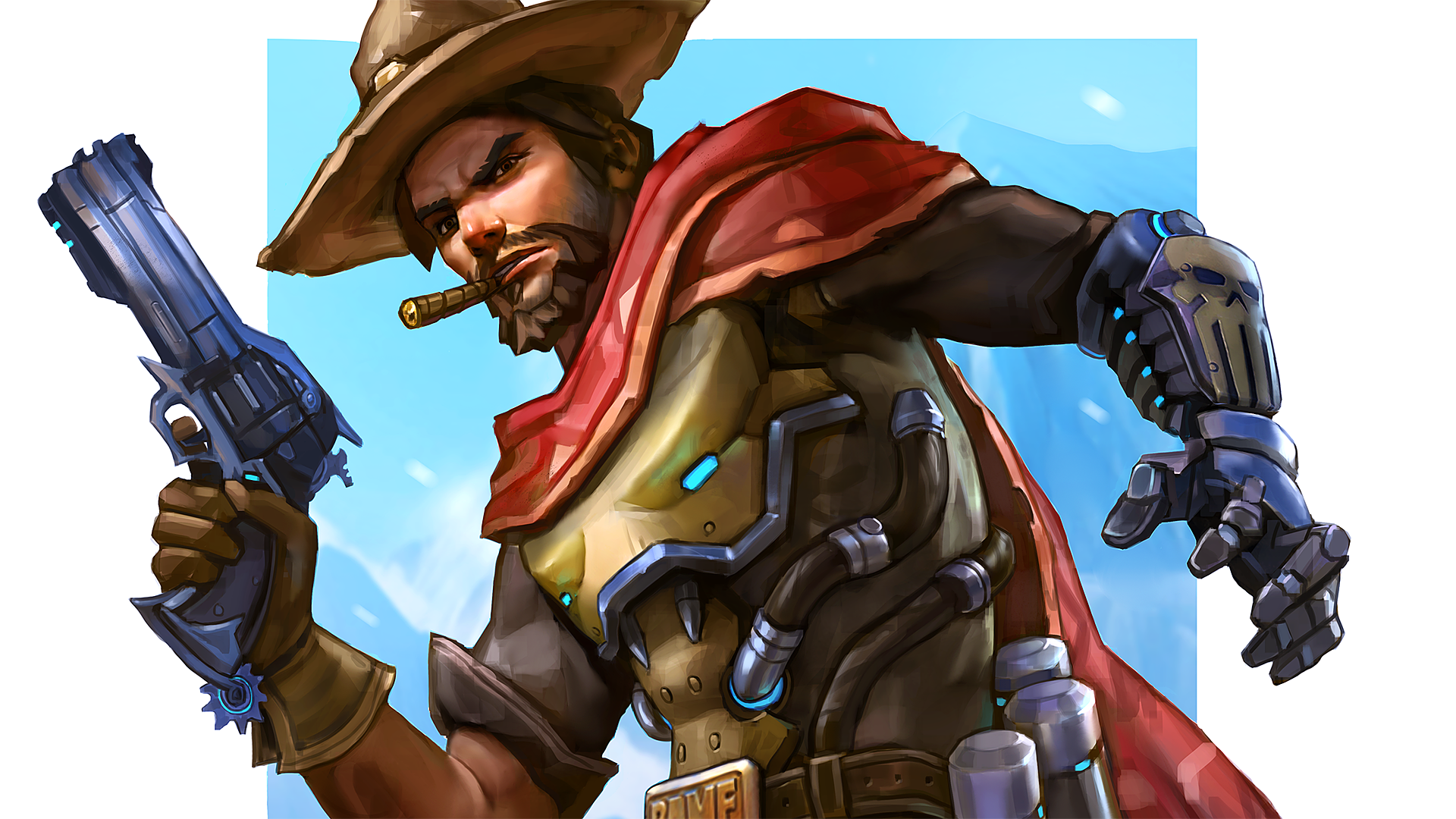 Mccree Haircut - HD Wallpaper 
