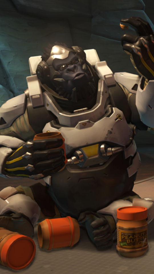 Image - Winston Eating Peanut Butter - HD Wallpaper 