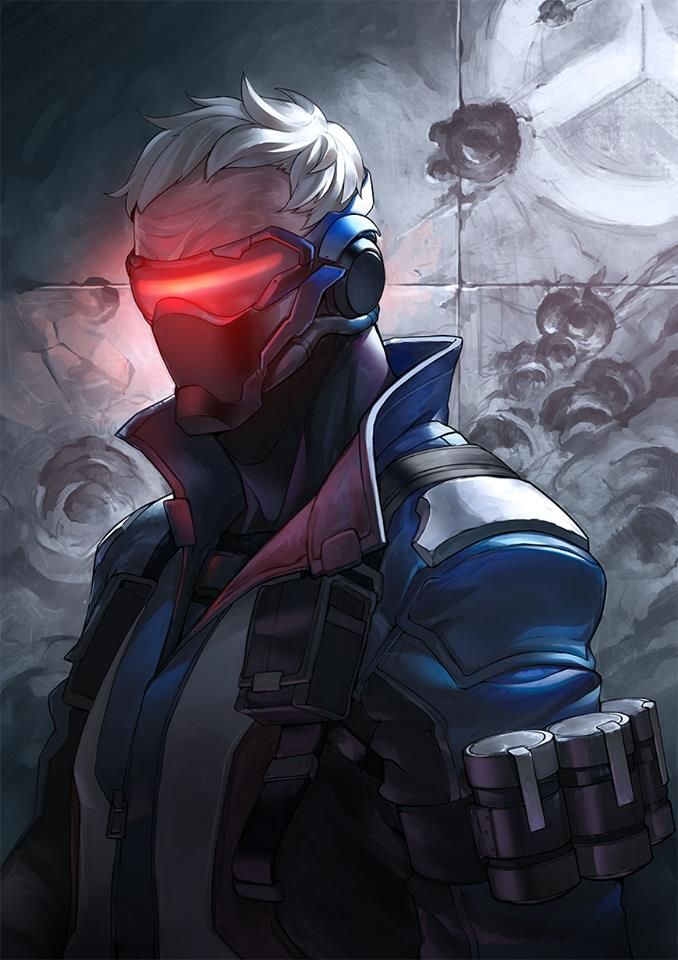 Overwatch Soldier 76 Cool - HD Wallpaper 