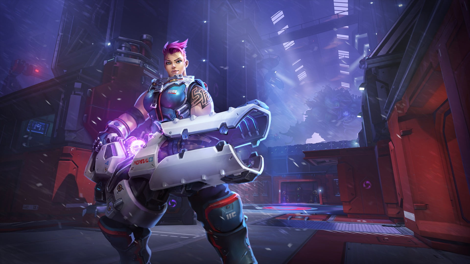 Overwatch Zarya - HD Wallpaper 