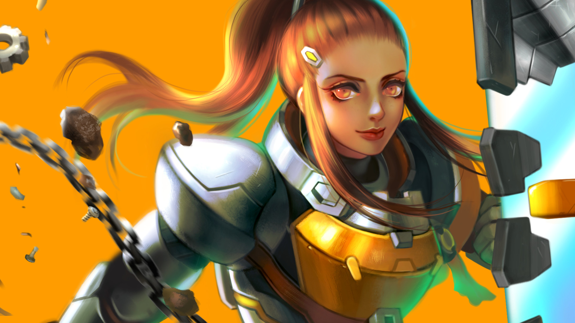 Overwatch Brigitte Hd Wallpapers - Overwatch Desktop Background Brigitte - HD Wallpaper 