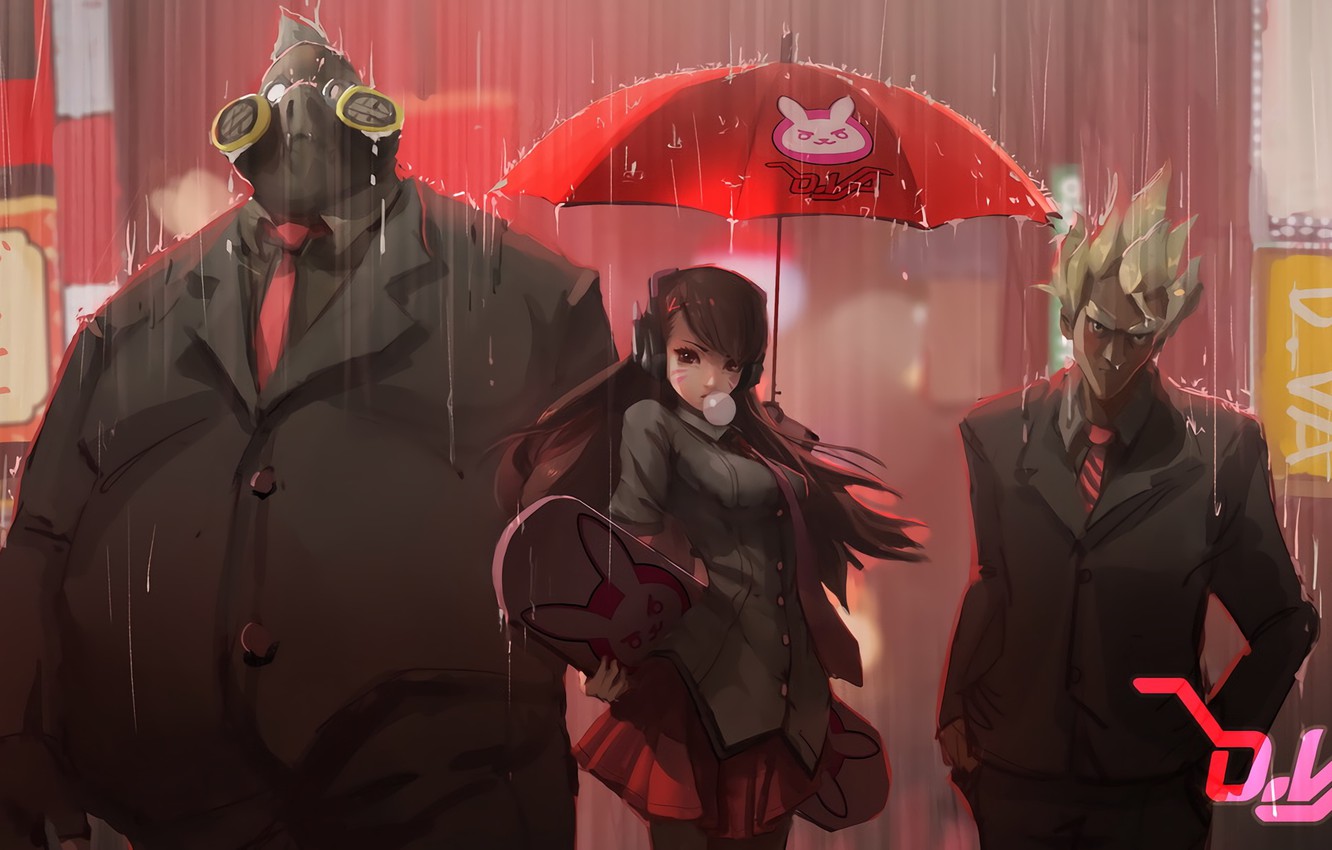 Photo Wallpaper The Game, Art, Characters, Overwatch - Overwatch Wallpaper Art - HD Wallpaper 