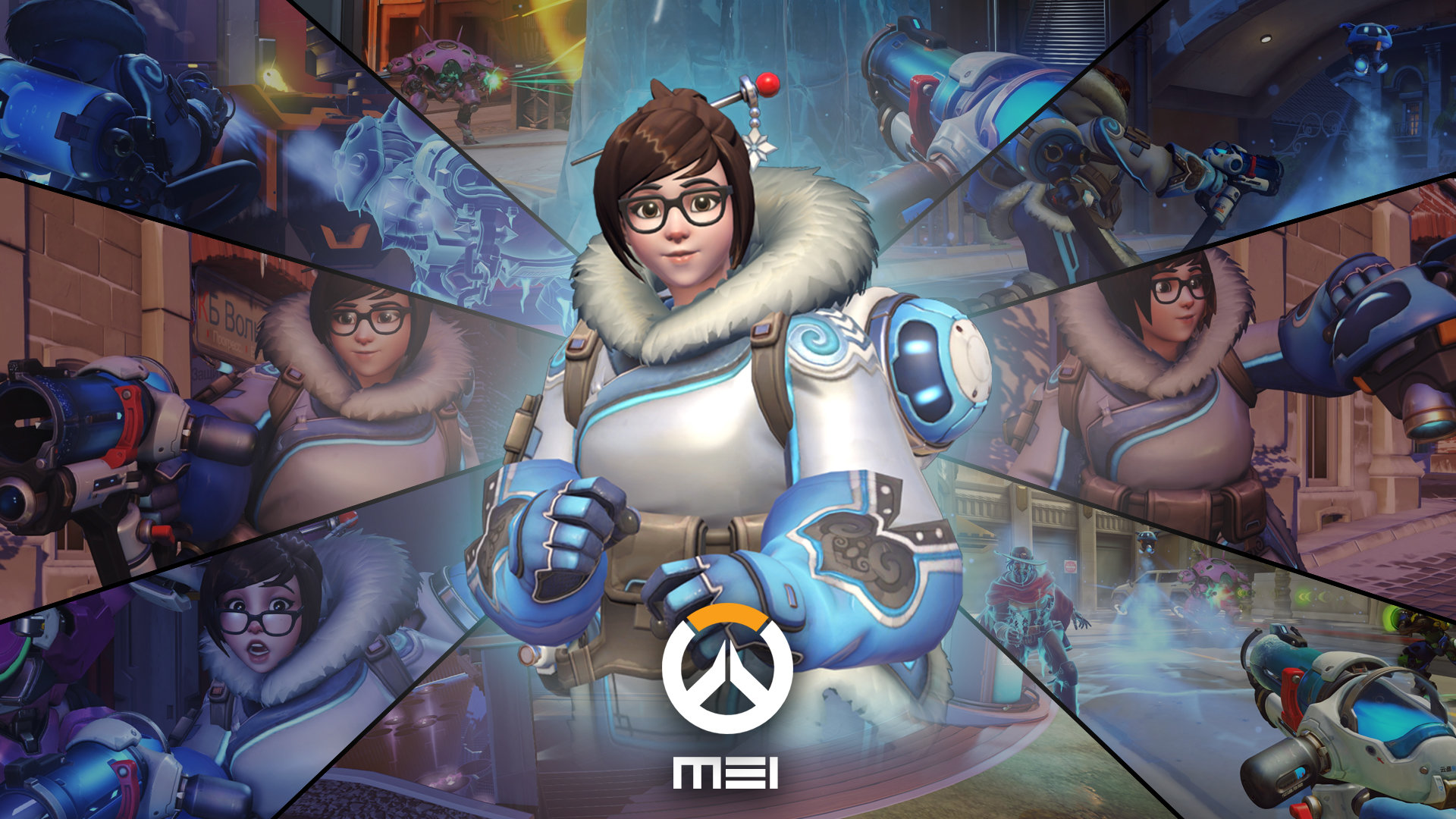 Free Download Mei Wallpaper Id - Overwatch Pc Wallpaper Mei - HD Wallpaper 