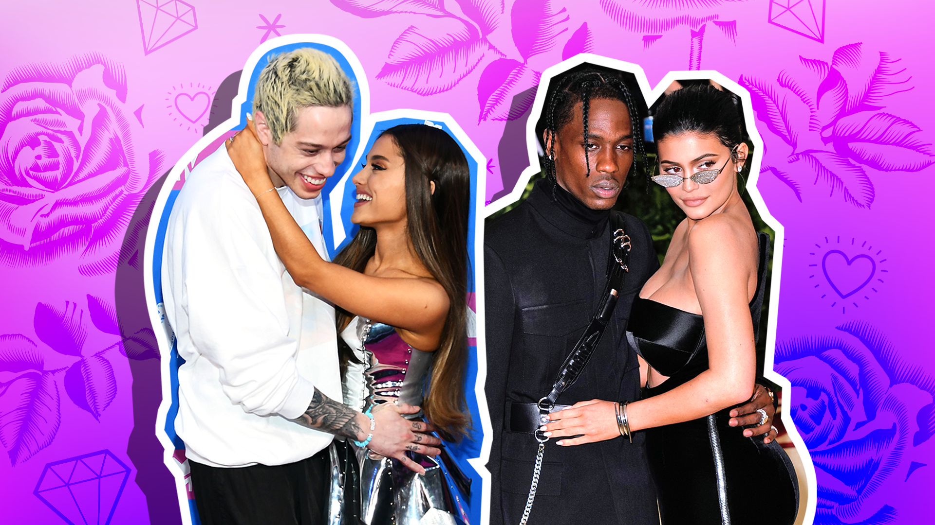 Celebrity Couples Matching Tattoos - Pete Davidson Ariana Grande Red Carpet - HD Wallpaper 