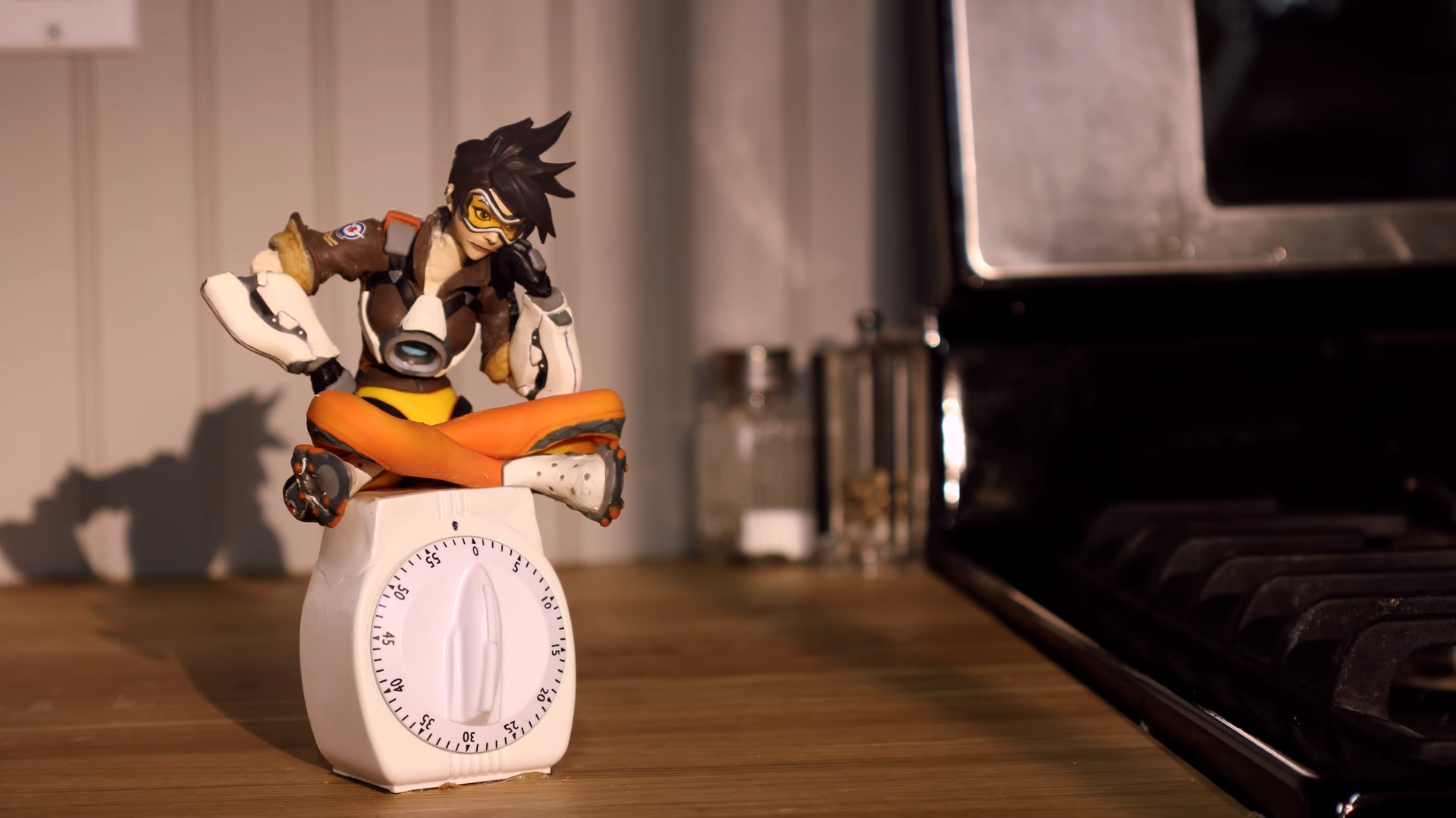 Tracer Hd Background Wallpaper - Trace & Bake Overwatch - HD Wallpaper 