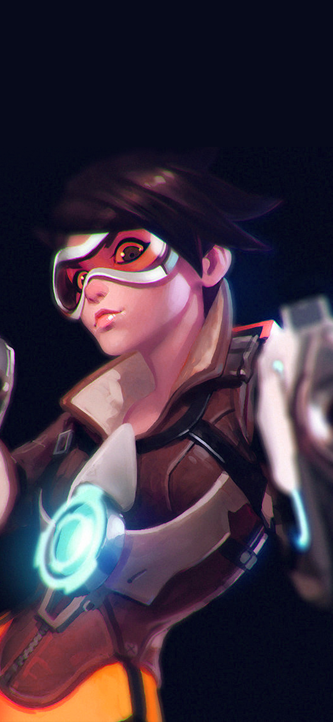 Com Apple Iphone Wallpaper Ay36 Ilya Kuvshinov Overwatch - Tracer Lockscreen - HD Wallpaper 