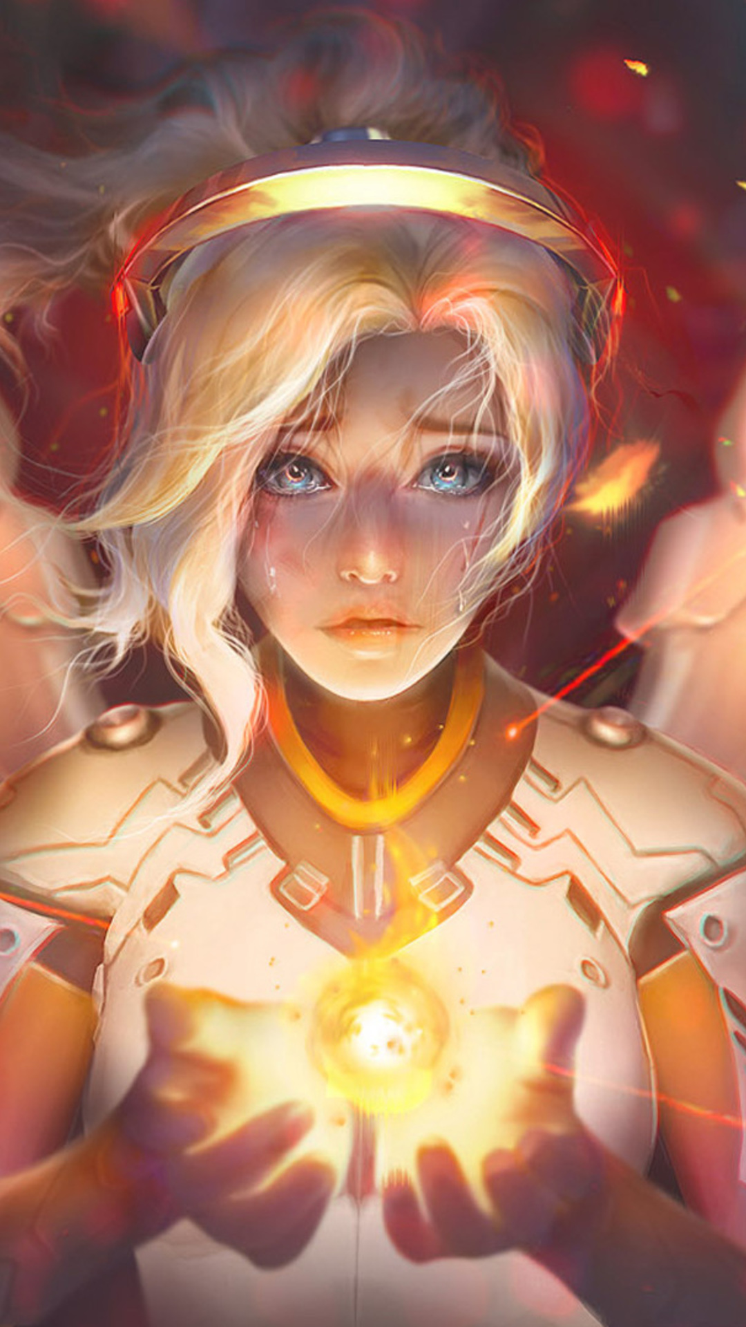 Mercy Angel Overwatch Fantasy - Mercy Fallen Angel - HD Wallpaper 