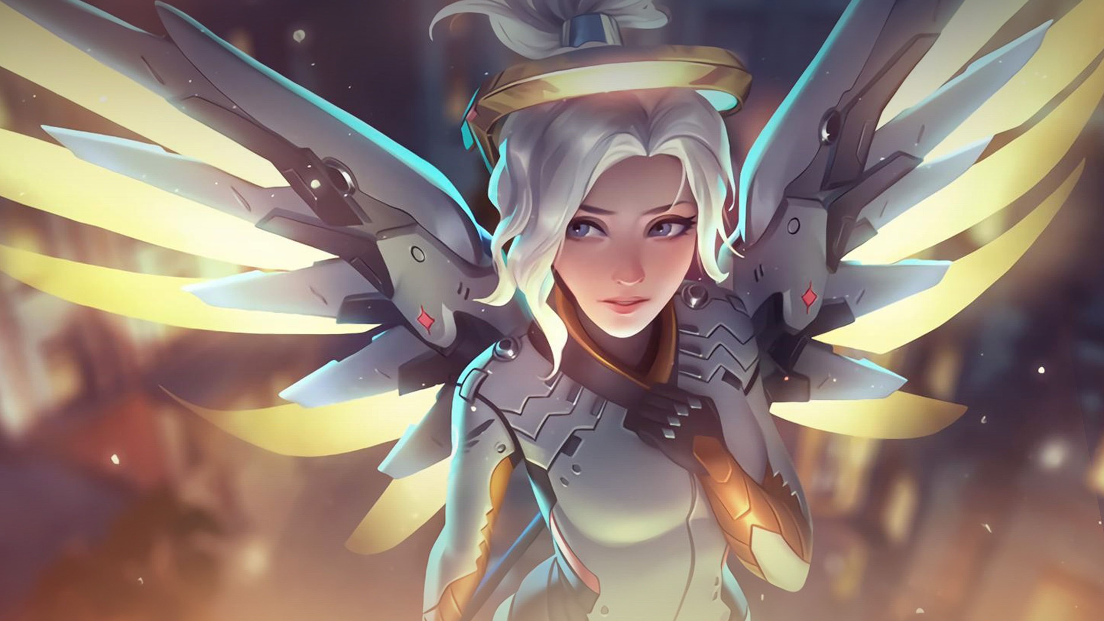 Mercy Overwatch Wallpaper Pc - HD Wallpaper 