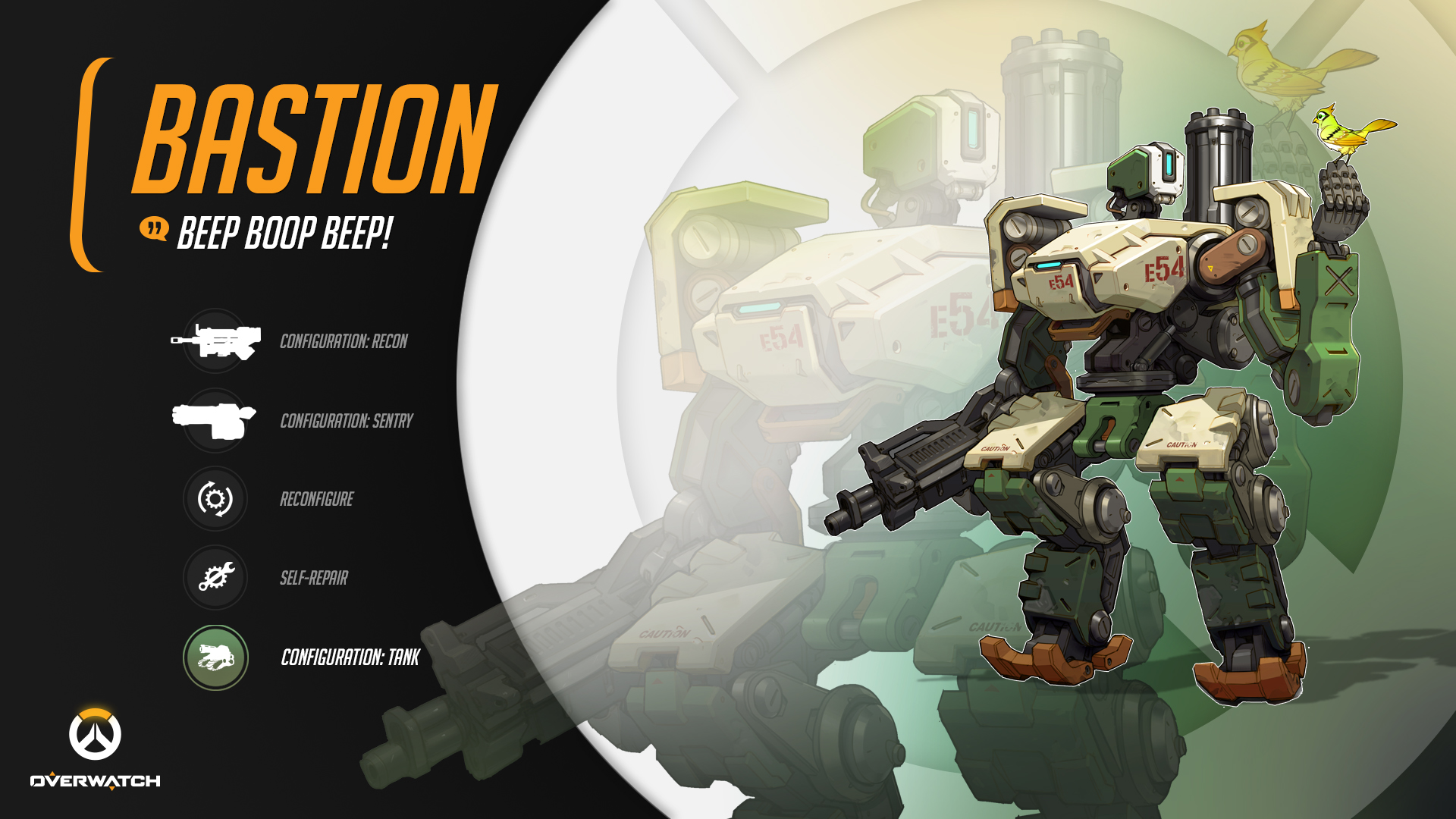 Overwatch Bastion - HD Wallpaper 