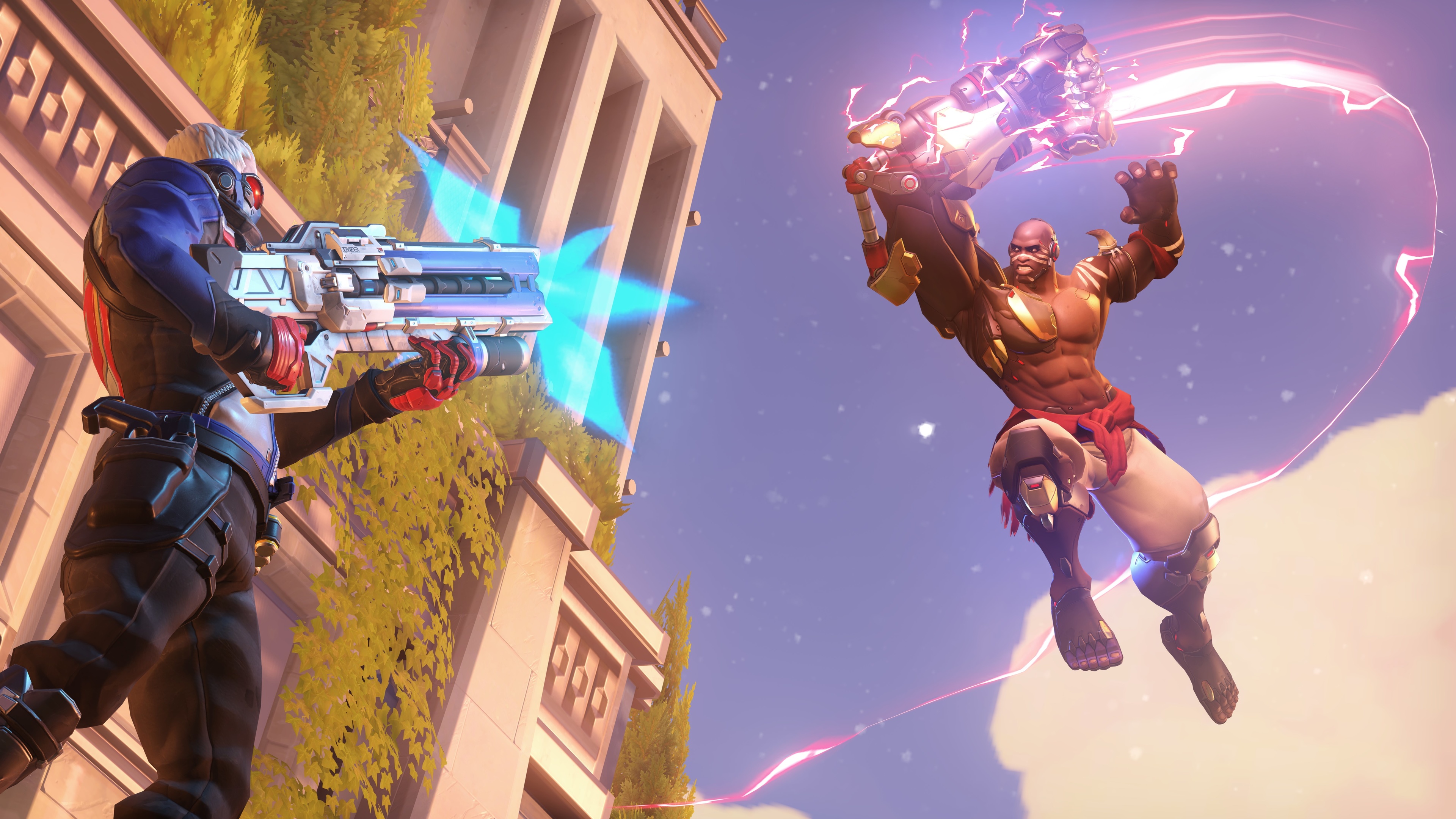 Overwatch 8k Game - Soldier 76 And Doomfist - 3840x2160 Wallpaper - Overwatch 8k Game - Soldier 76 And Doomfist - 3840x2160 Wallpaper -