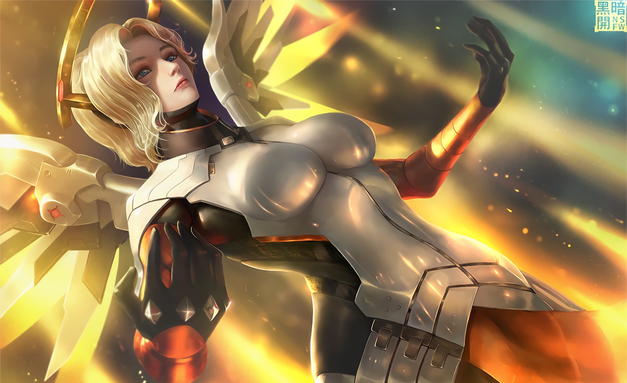 Beautiful Angel Girl Mercy - Beautiful Mercy Overwatch - HD Wallpaper 