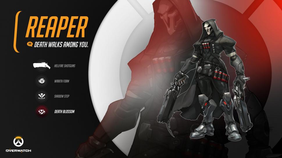 Reaper, Blizzard Entertainment, Overwatch, Video Games - Desktop Background Overwatch Cool Reaper - HD Wallpaper 