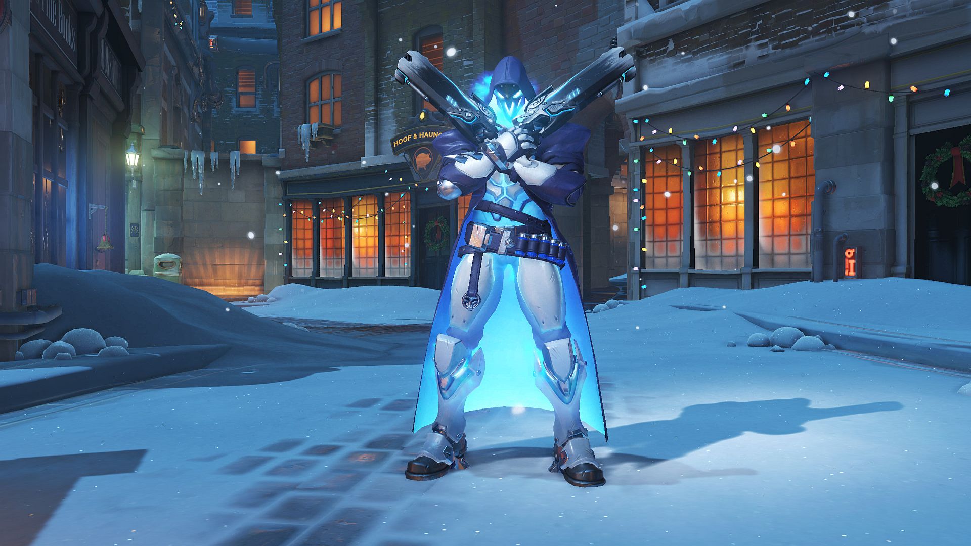 Reaper Overwatch Winter Skin - HD Wallpaper 