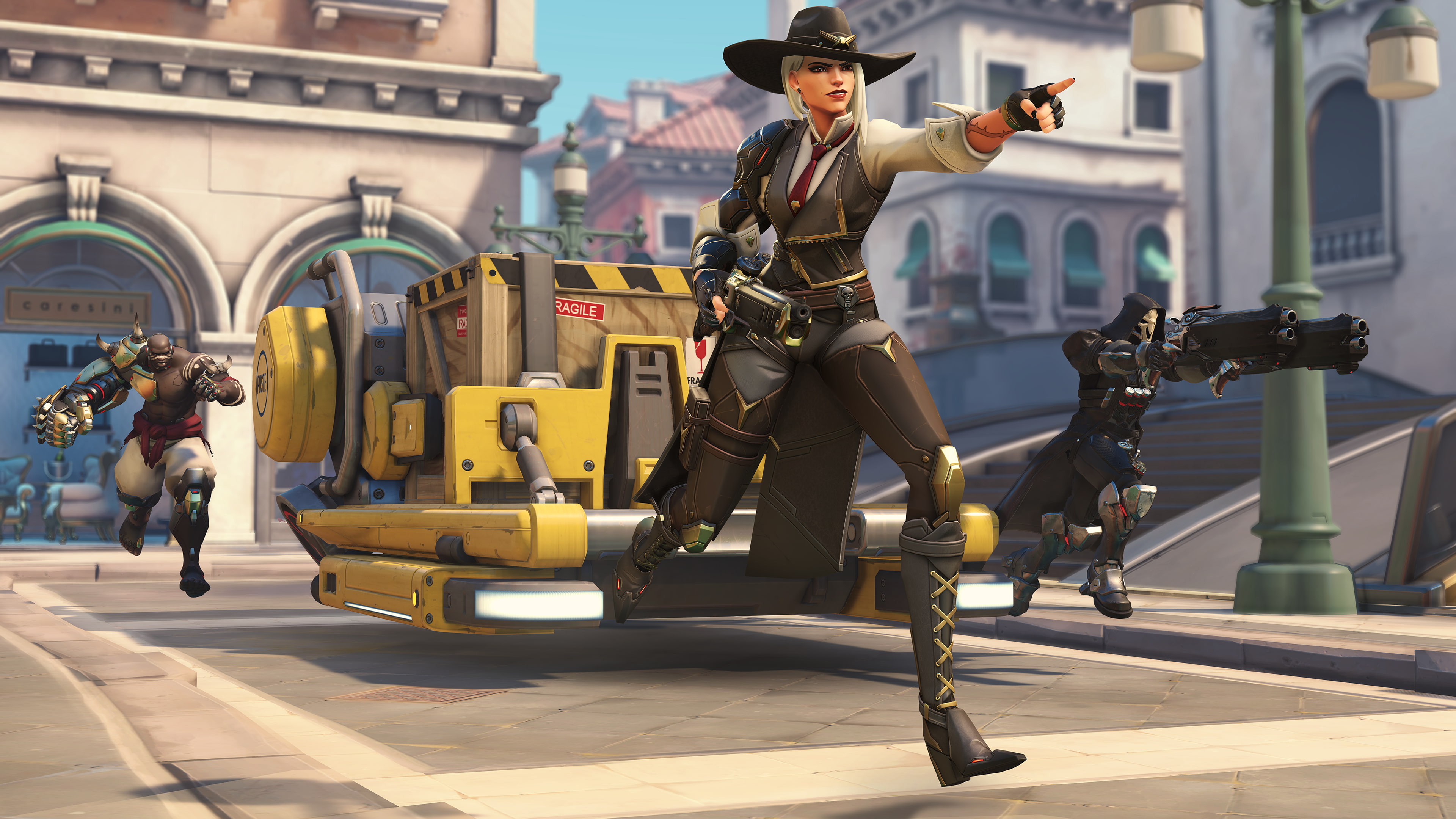 Overwatch Ashe In Game - HD Wallpaper 