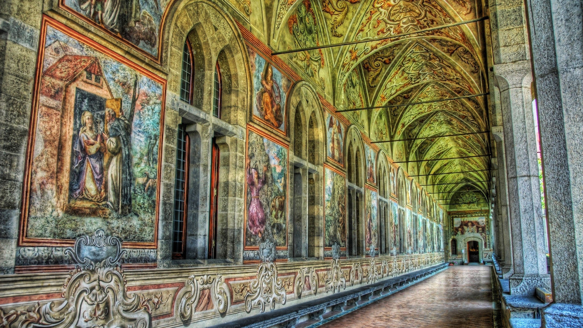 Wallpaper Wall, Indoor, Pictures, Door, Arch, Hdr - Indoor Background Hd Download - HD Wallpaper 