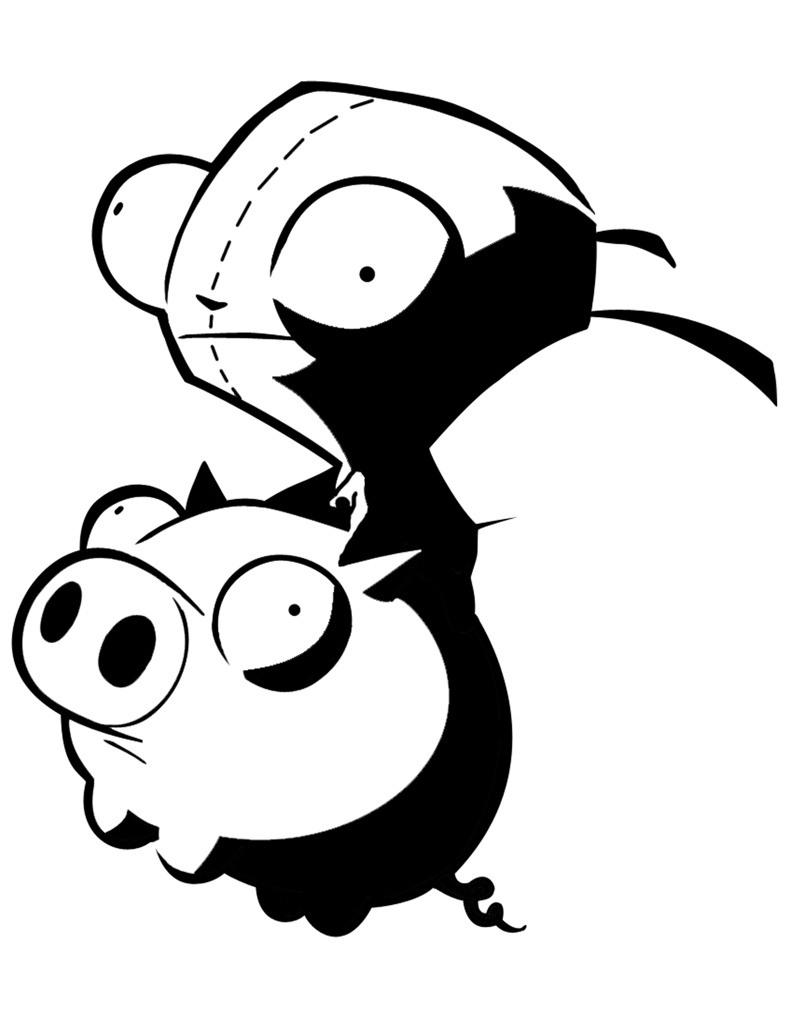 Gir Black And White - HD Wallpaper 