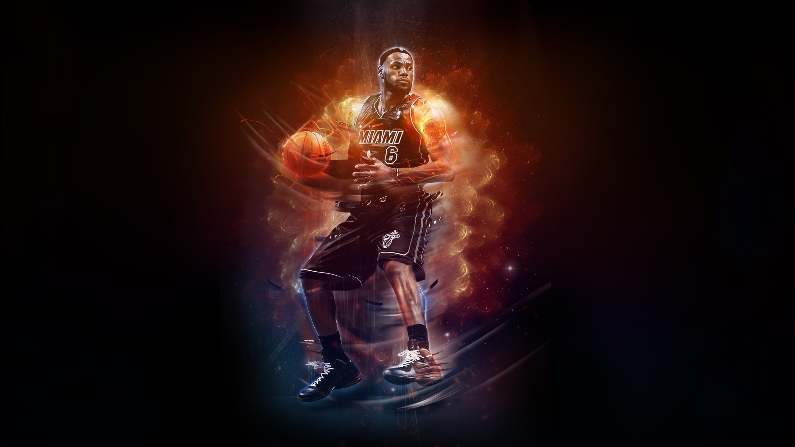 Lebron James Miami Heat - HD Wallpaper 