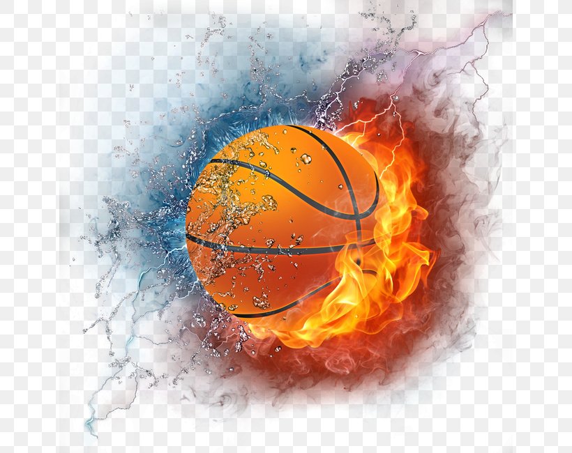 Nba Basketball Sport Wallpaper, Png, 650x650px, Nba, - Flame Basketball Png - HD Wallpaper 