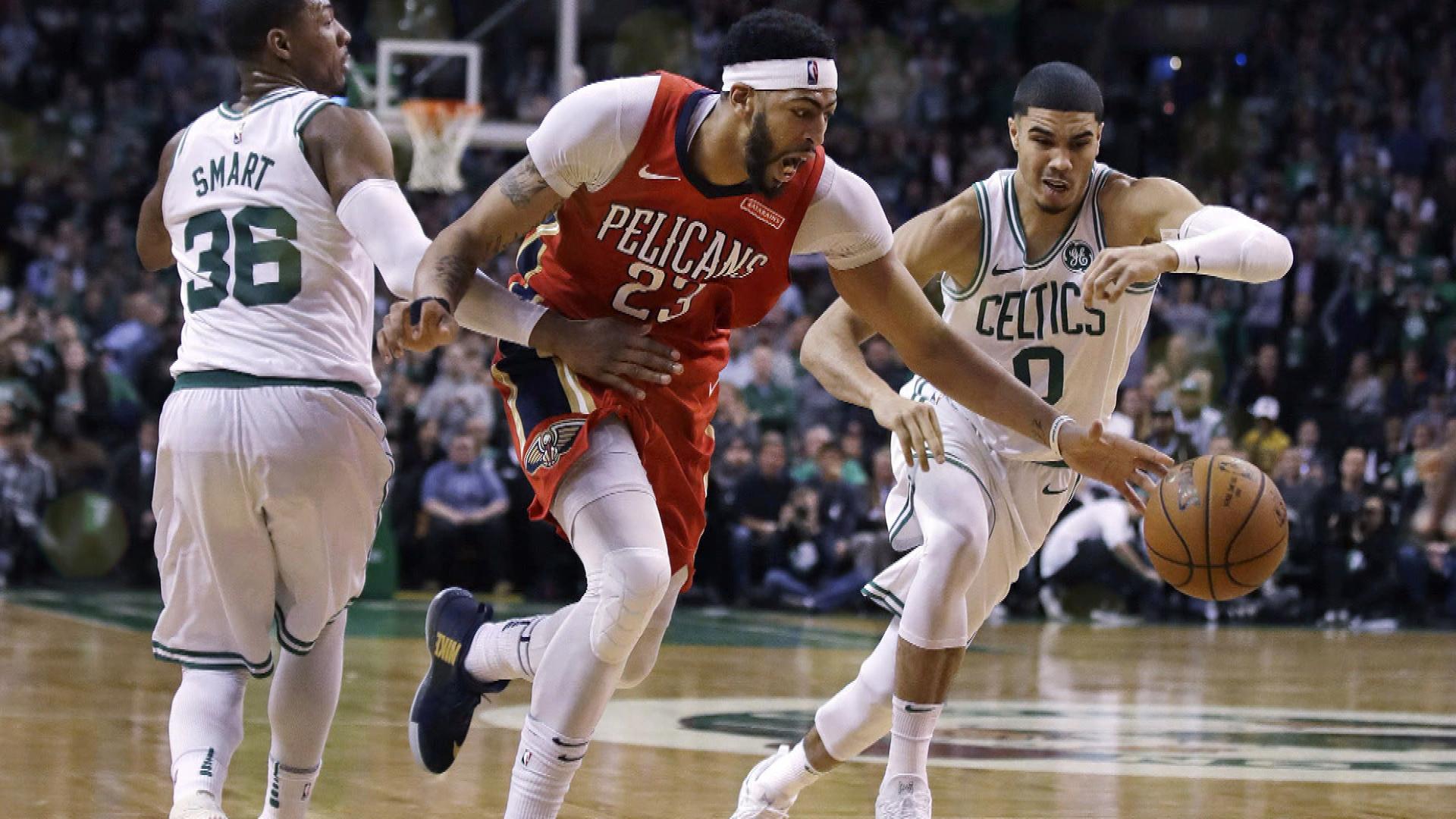 Anthony Davis Vs Celtics - HD Wallpaper 