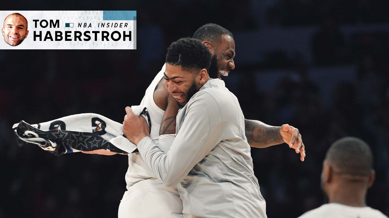 190821 Anthony Davis Lebron James Haberstroh - Kawhi Leonard And Lebron James Nba All Star - HD Wallpaper 