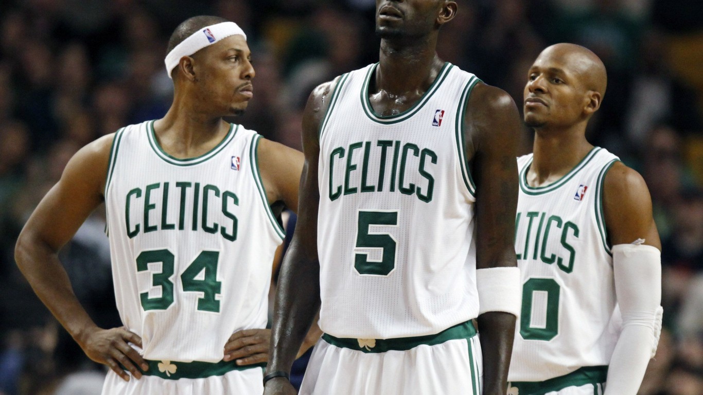 Ray Allen Paul Pierce Kg - HD Wallpaper 