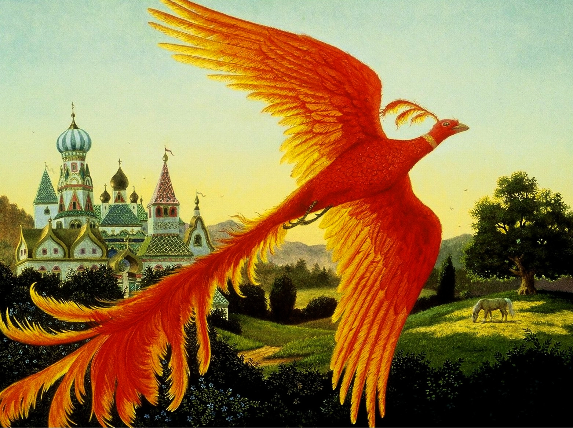 Ruth Sanderson Firebird Phoenix Bird Photo Real 1876x1400 Wallpaper Teahub Io