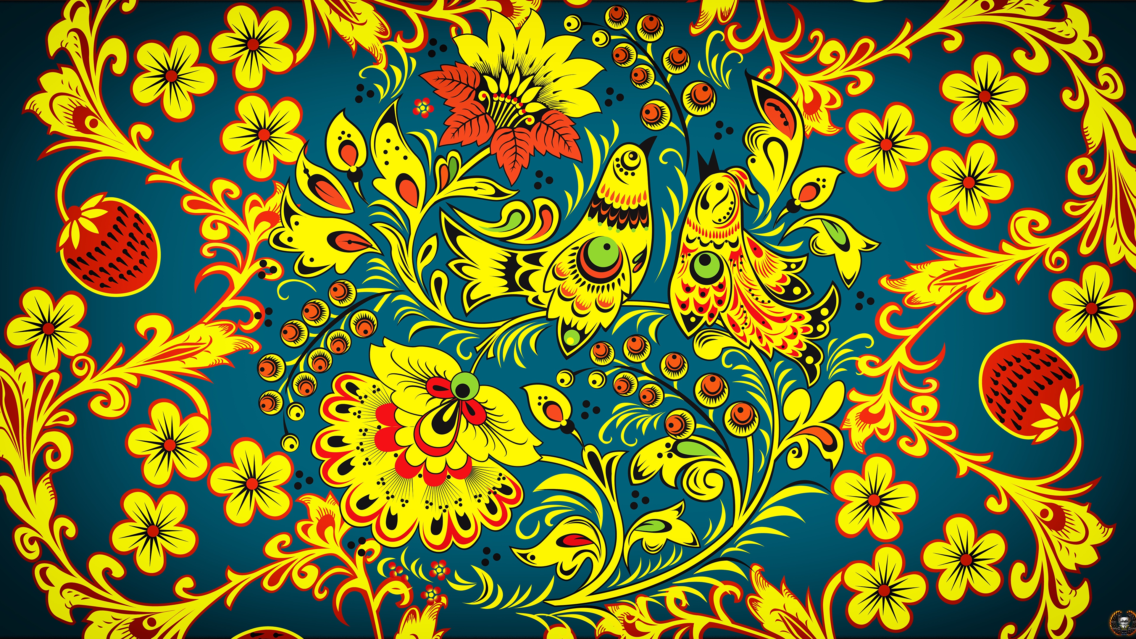 Russian Flowers - HD Wallpaper 