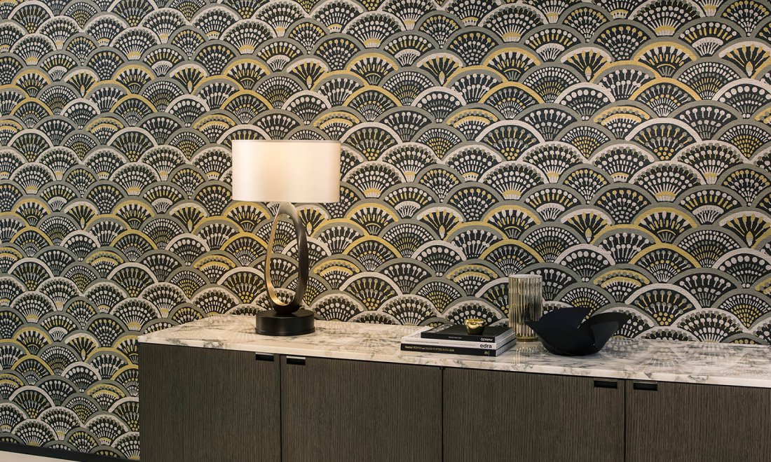 Peacock Wallpaper Interior Design - HD Wallpaper 