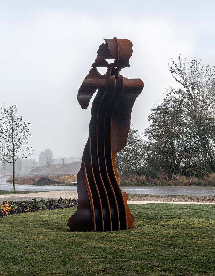 Twofold, 2019, By Nick Hornby - Outdoor Installation Interactive Art - HD Wallpaper 