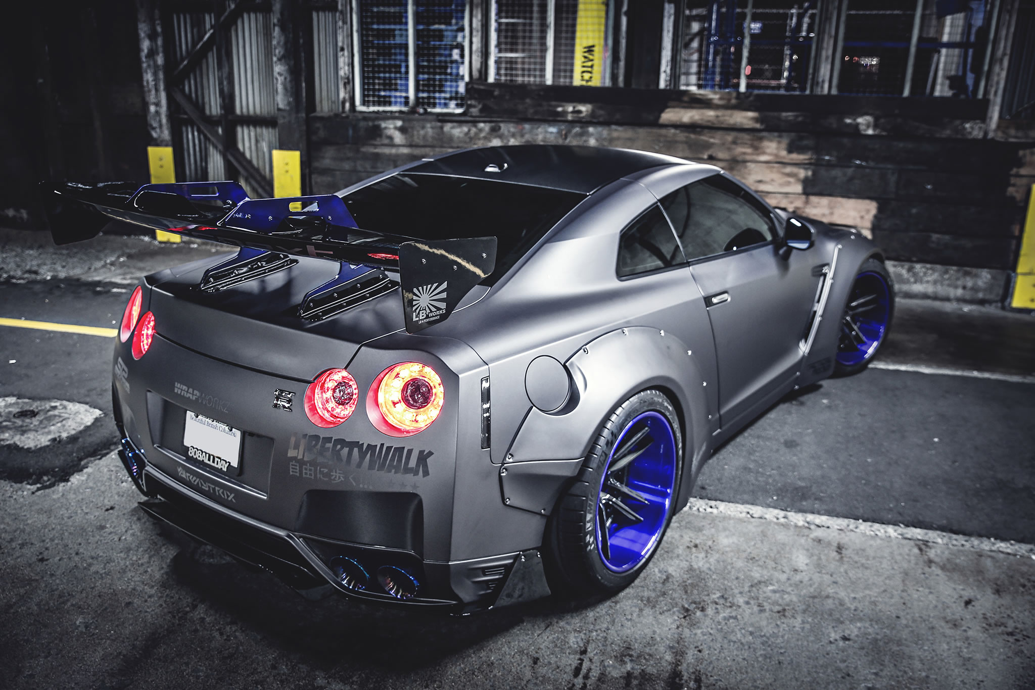 Liberty Walk Gtr Wallpaper - Walk Widebody Nissan Gtr Liberty Walk - HD Wallpaper 